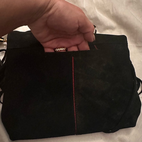 Hammitt Black Suede Fringe Crossbody Bag - Picture 7 of 8